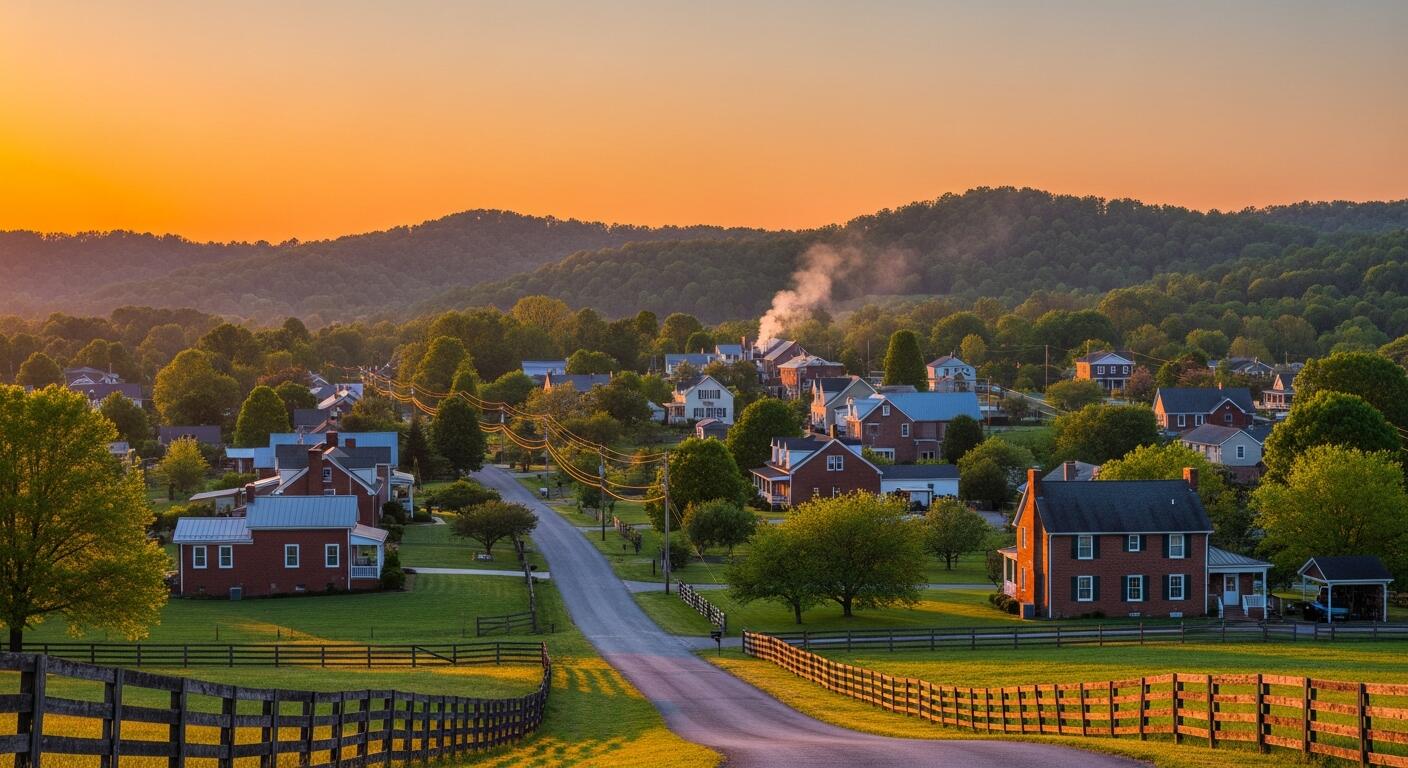 Prospect Kentucky roadway and neighborhood landscape for Kentuckiana Moving service-area planning